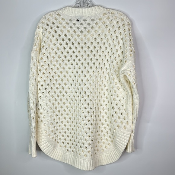 Torrid Cream Open Weaver Sweater Size 00 - Picture 4 of 9